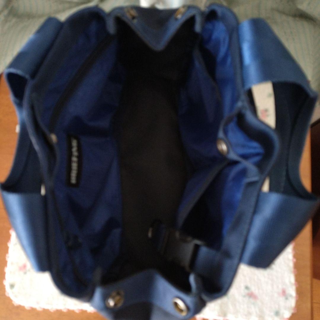 BRIEFING ネイビー ハンドバッグ