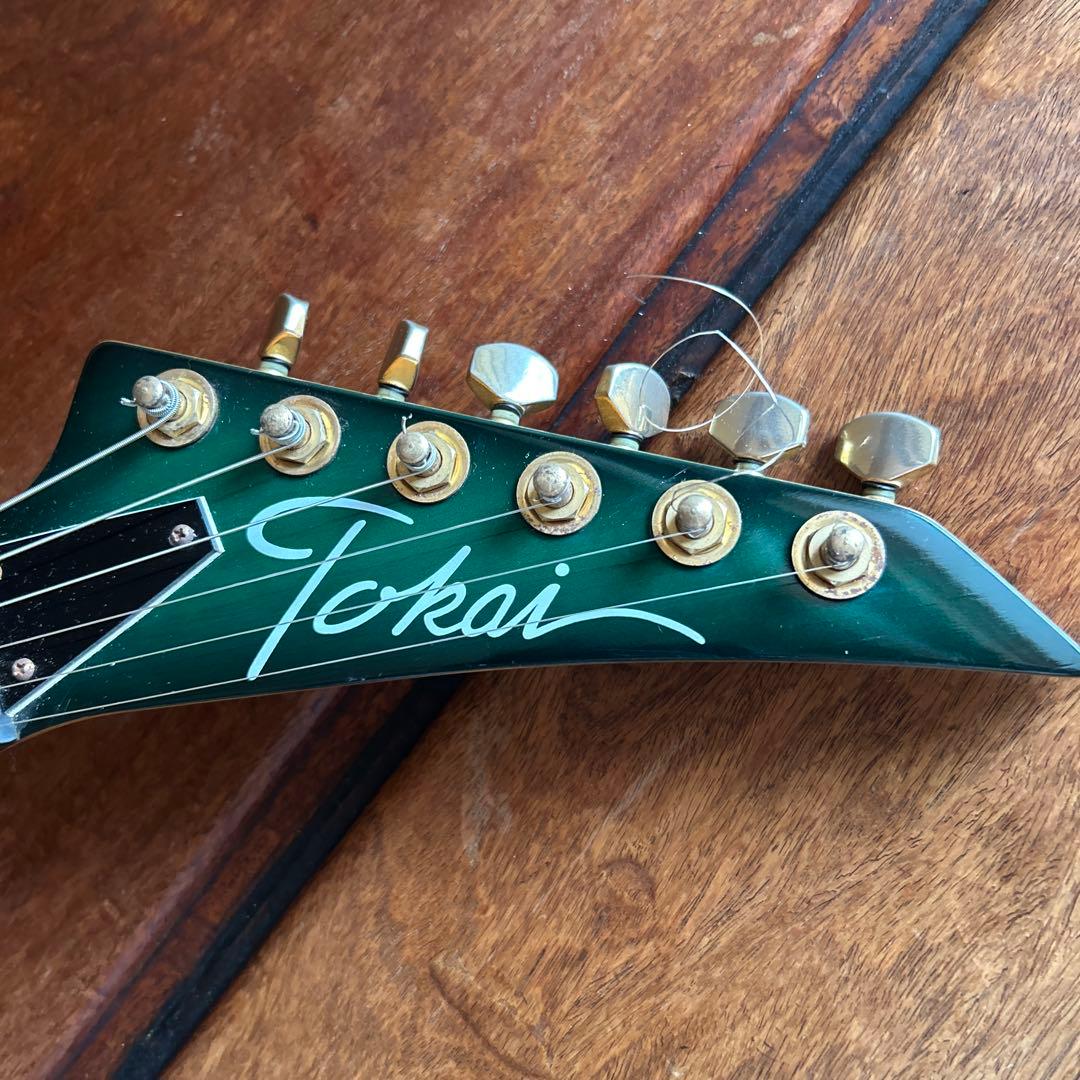 TOKAI ビンデージギター JSR シースルーウッドグリーン