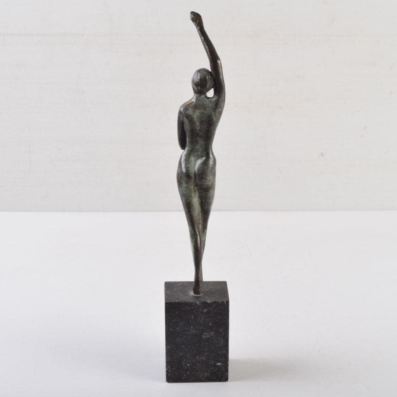 ブロンズ像　裸婦像　女性像　置物　約1.2kg　C　9070