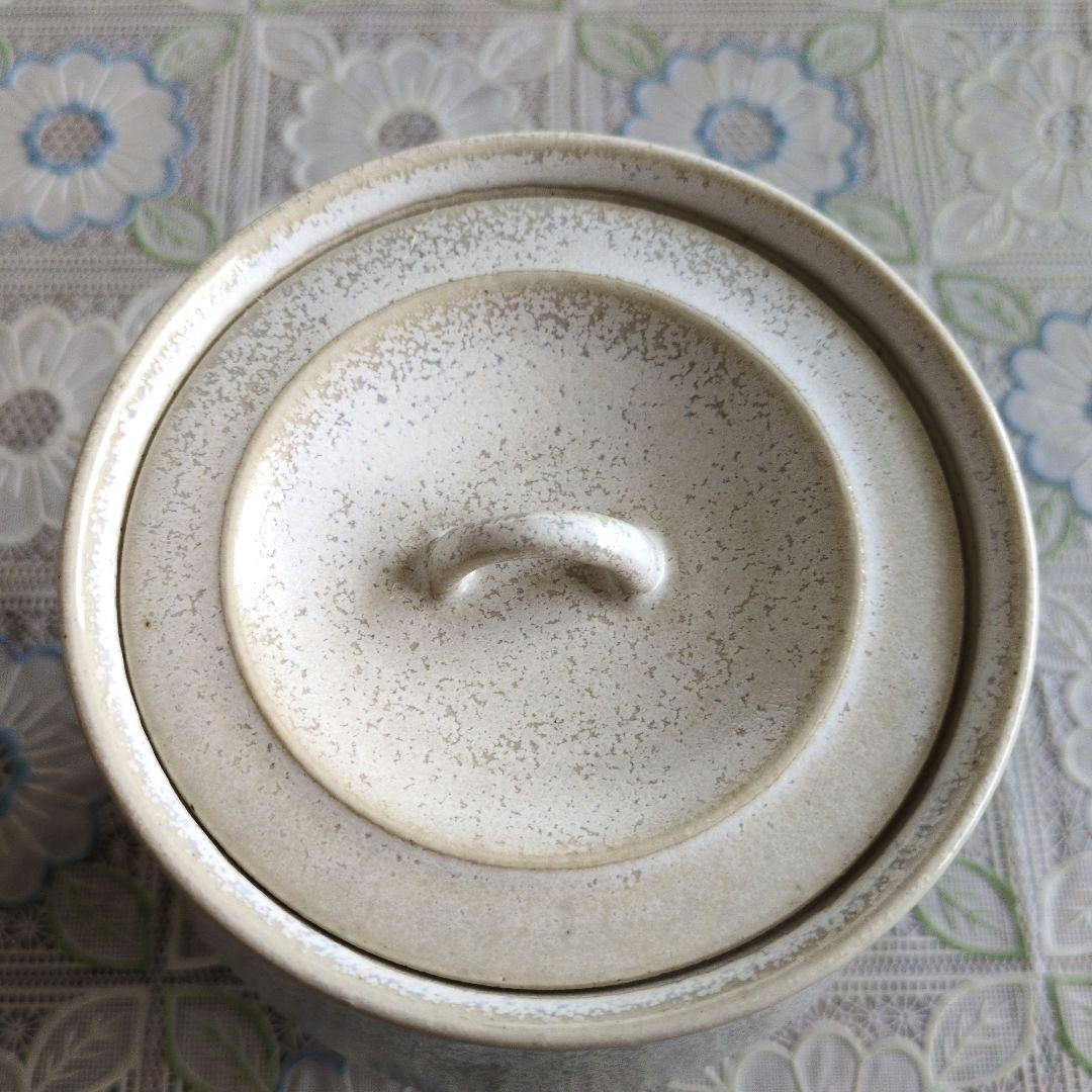 【美品】美津左し（みずさし） 白釉 ／平安　宮下善寿造／共箱付