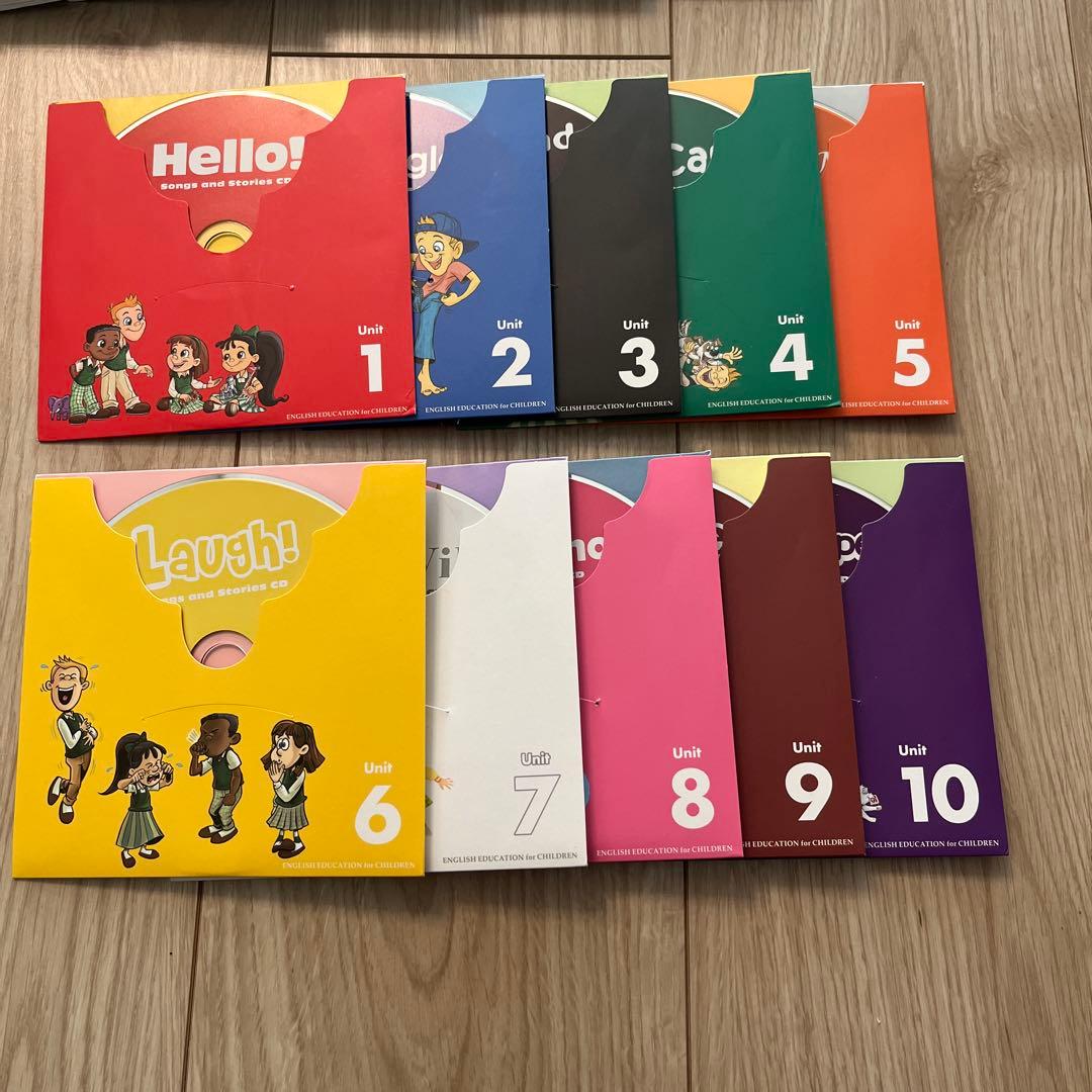 Grape SEED 英語教材　テキスト1巻〜20巻　CD&DVD各10枚セット