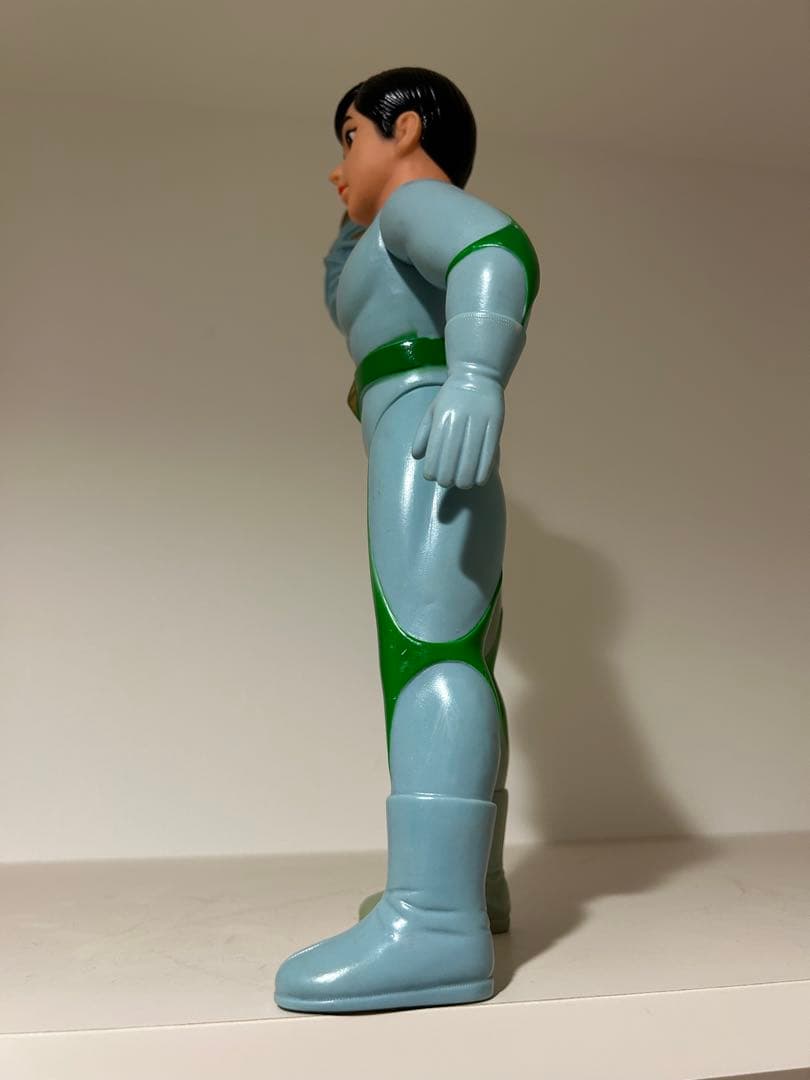 【特大30cm】　当時物　ミラーマン　ブルマァク　面トレ　メントレ　ソフビ