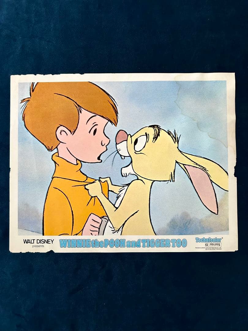 プーさんとティガーUSオリジナル映画ポスター、ロビーカード5枚セット