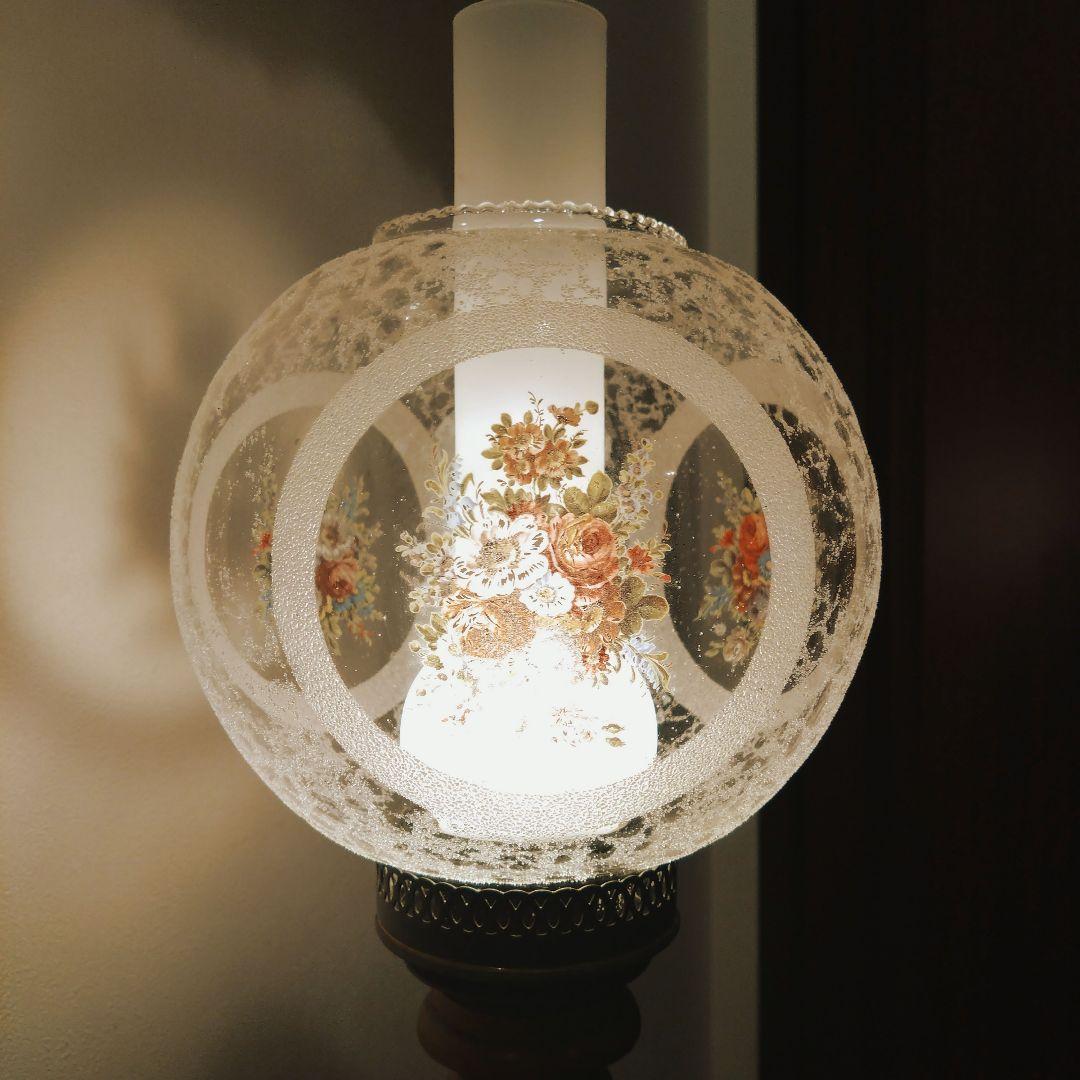 【イタリア製】アンティーク調 ヴィンテージ ライト ランプ テーブルランプ 照明