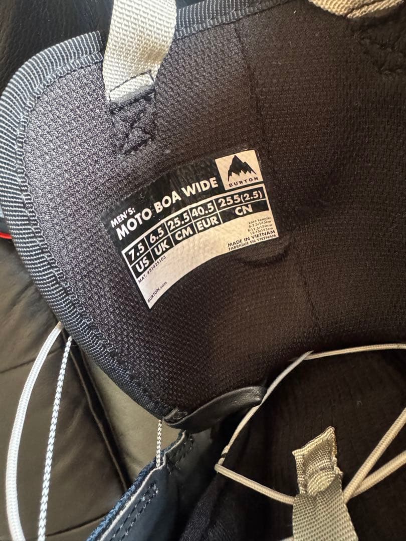 Burton バートン　ブーツ　moto boa wide 7.5 25.5cm