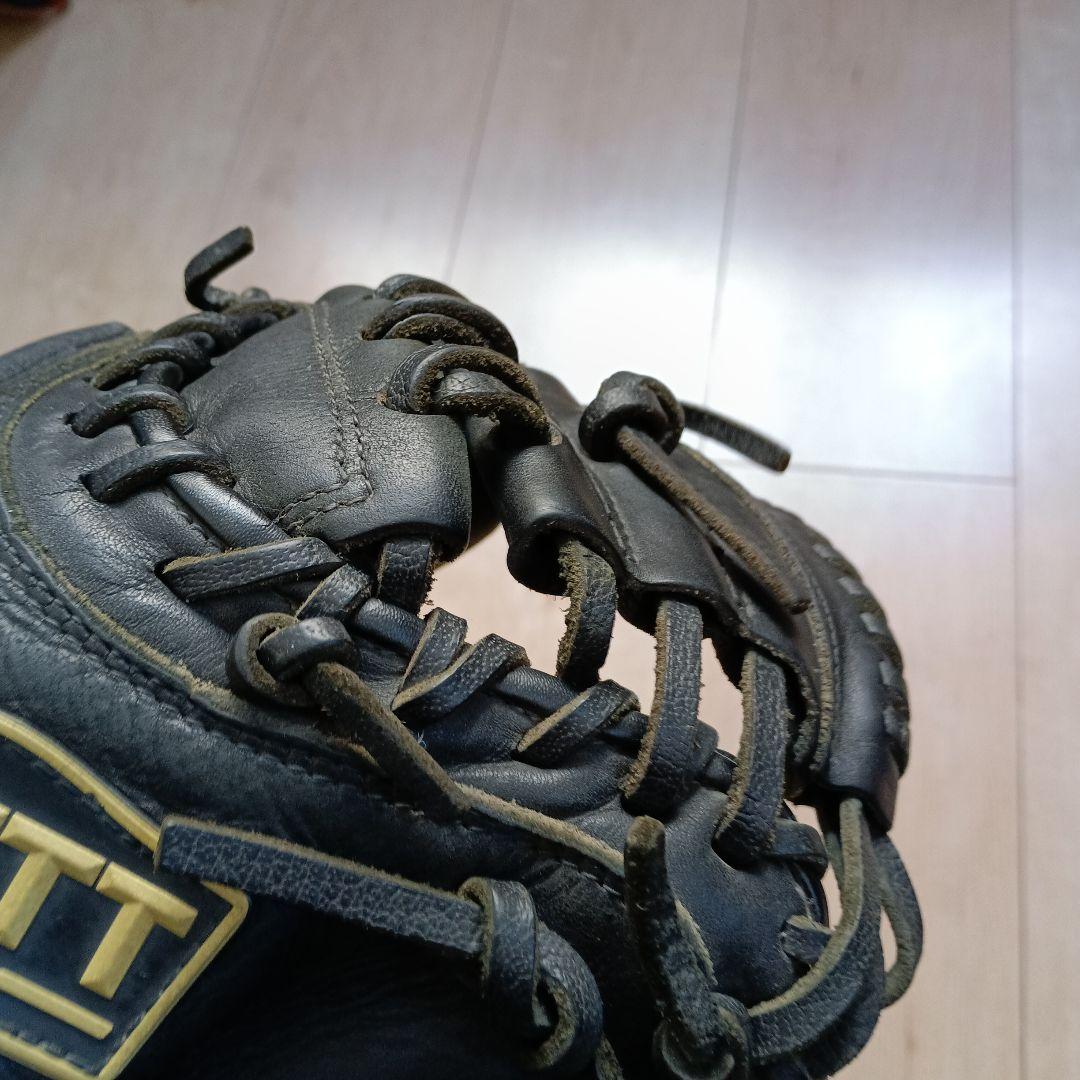 ZETT ゼット型抜群 即戦力 軟式 少年 キャッチャーミット　黒