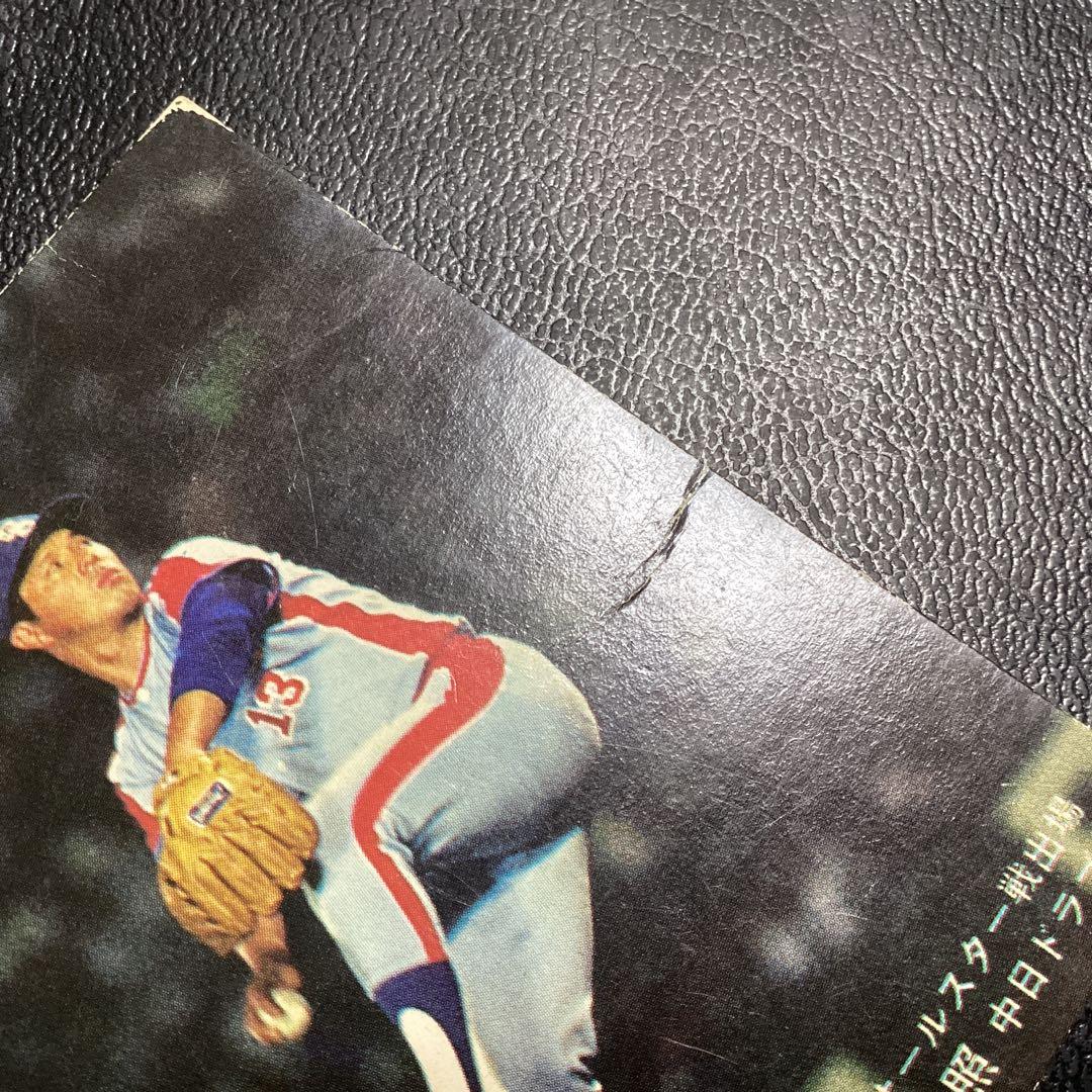 カルビー78年　堂上（中日）　オールスター戦出場　プロ野球カード