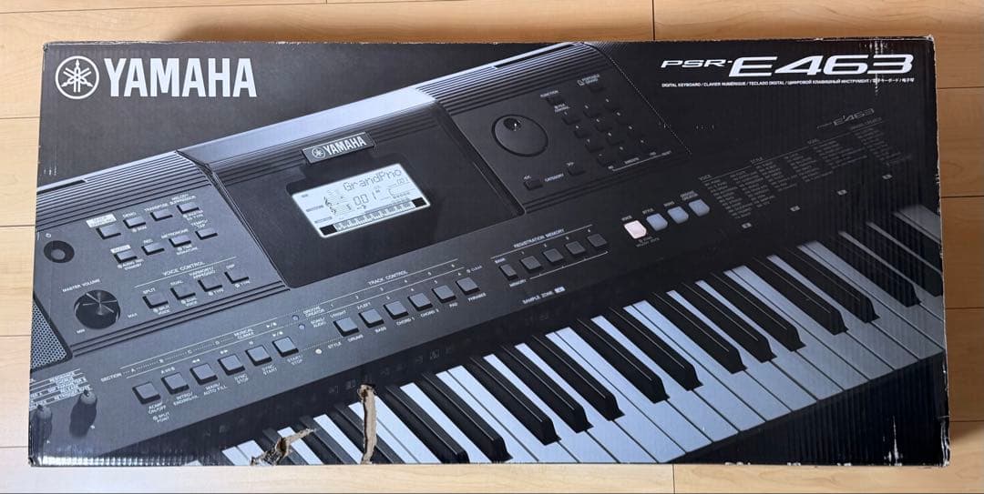 美品　YAMAHA PSR-E463 電子キーボード