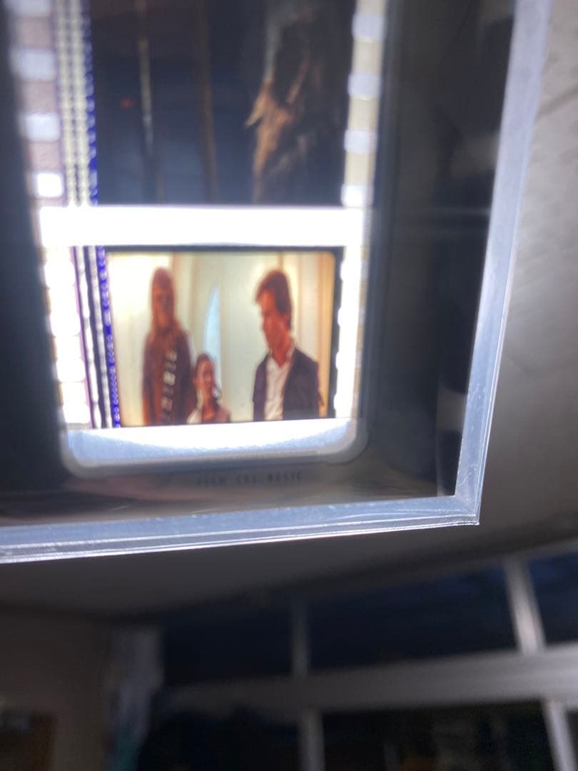 toppsスターウォーズ　チューバッカサイン　ポーグ乗りフィルムカードおまけ。