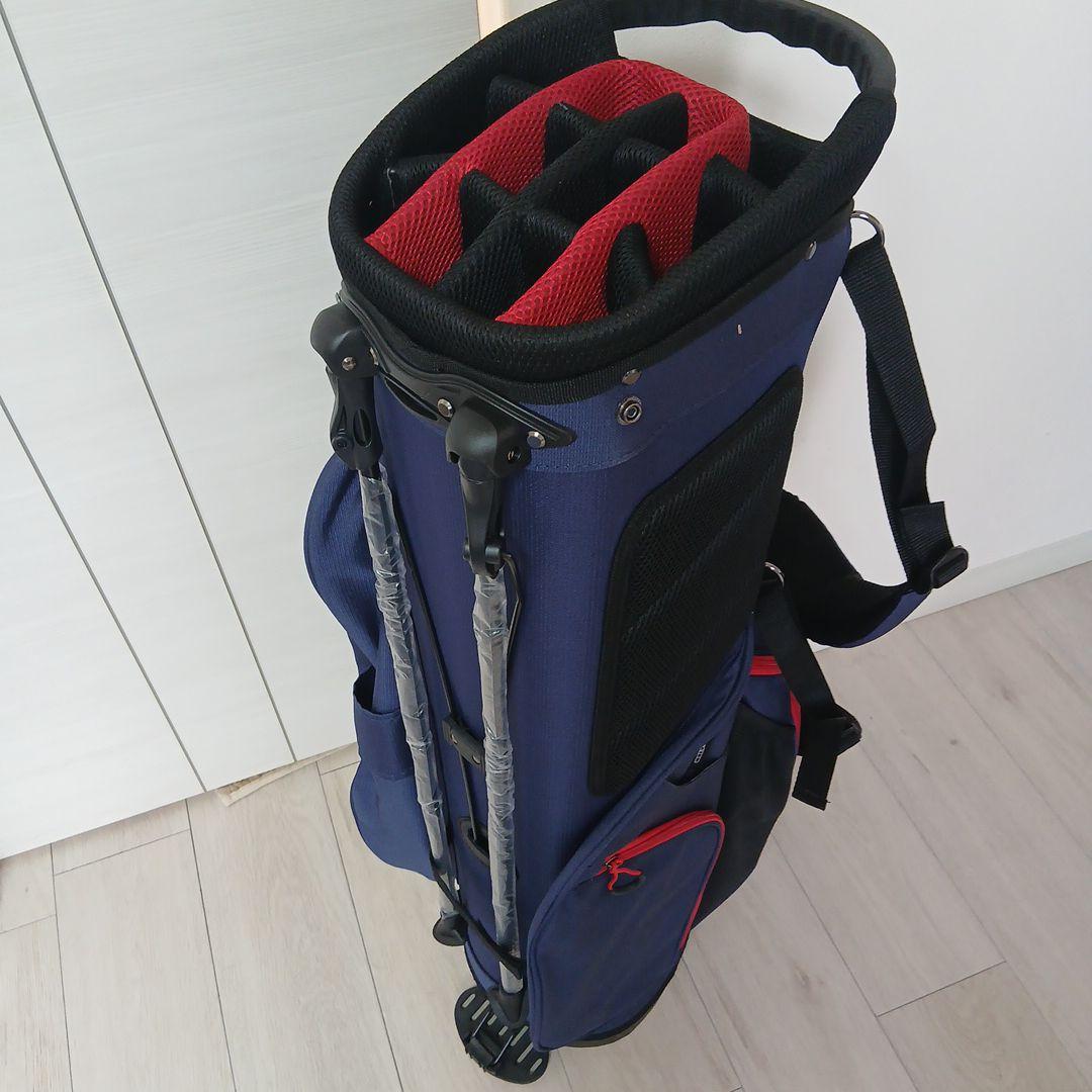 週末バーゲン LOVACEキャディバック　新品（軽量、14分割）