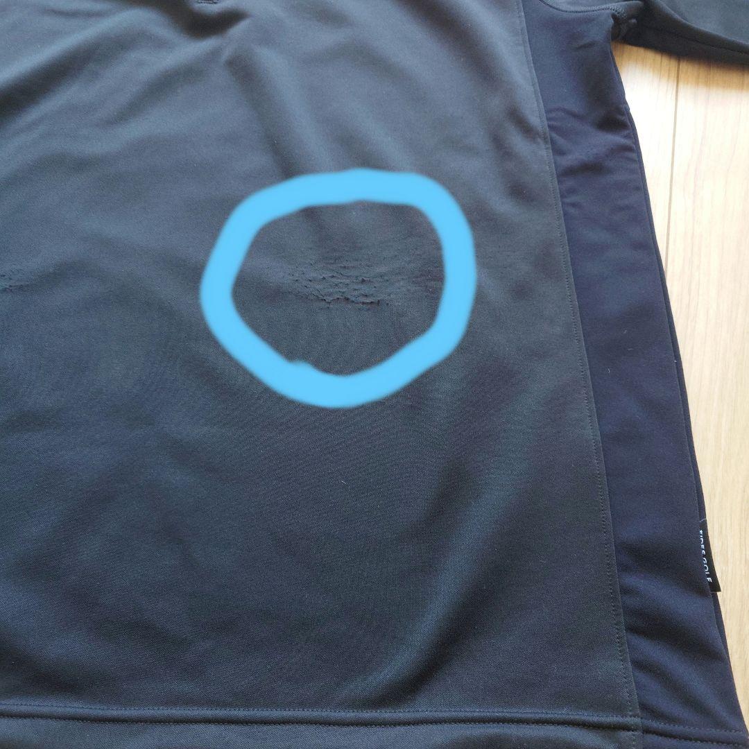 FIDES GOLF ブラック ハーフジップ セーター