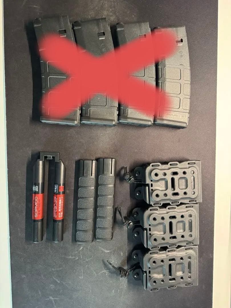 次世代電動ガン　レシーライフル&付属品セット