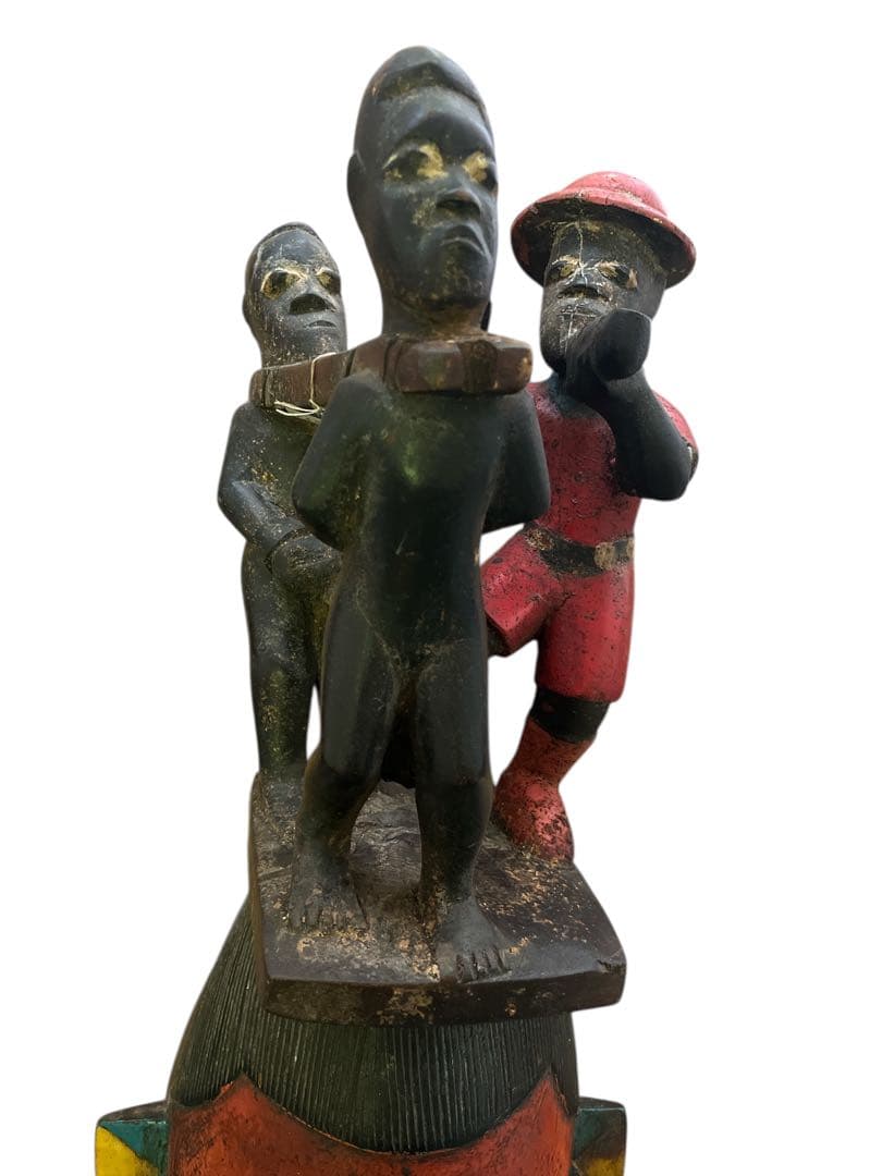 グロ族仮面 63cm アフリカン プリミティブアート マスク 木彫