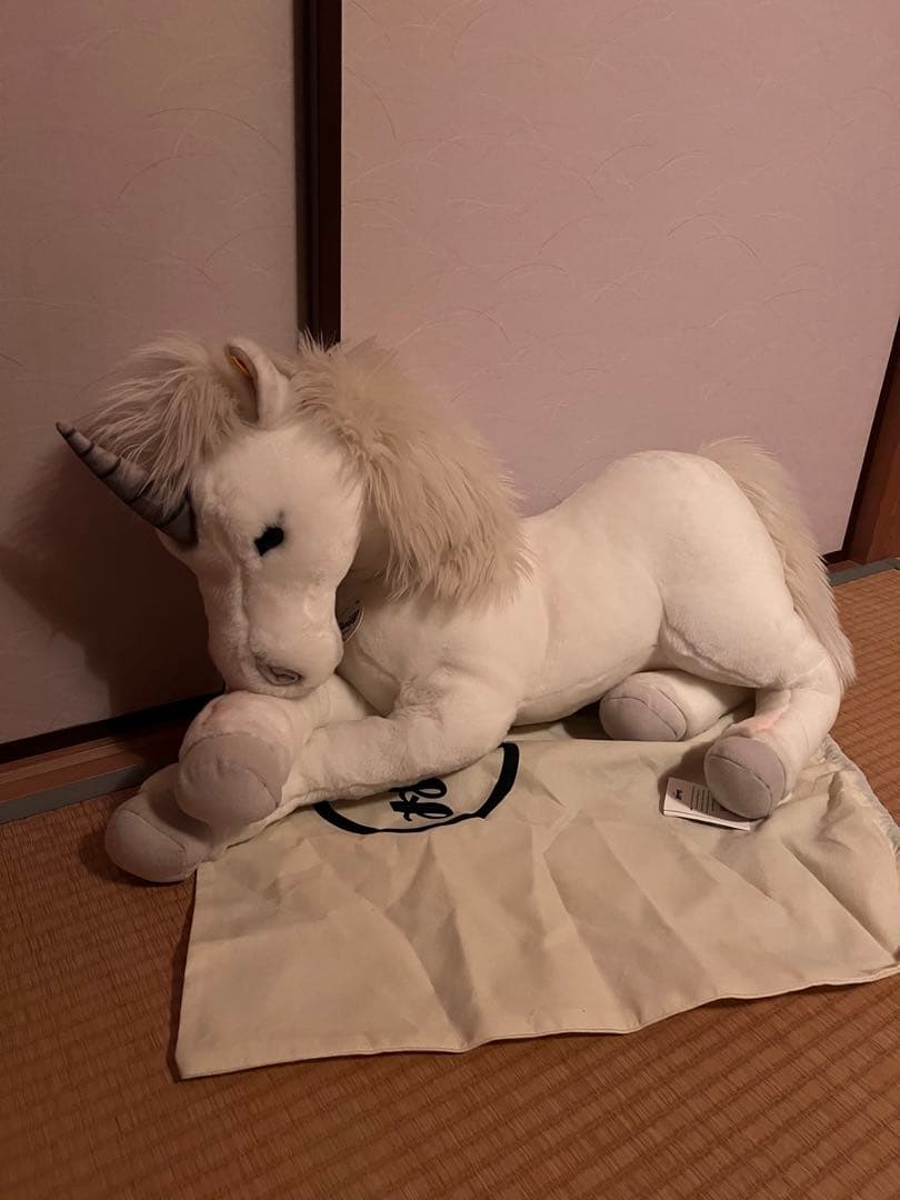 【未使用】　シュタイフ　ユニコーン　スターリー　ぬいぐるみ　特大