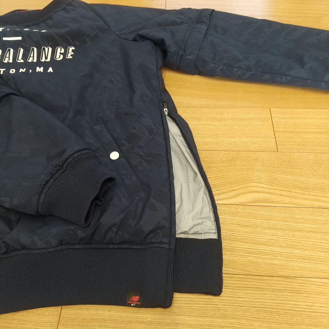 【美品】NEW BALANCE GOLF 迷彩柄ジャケット ネイビー