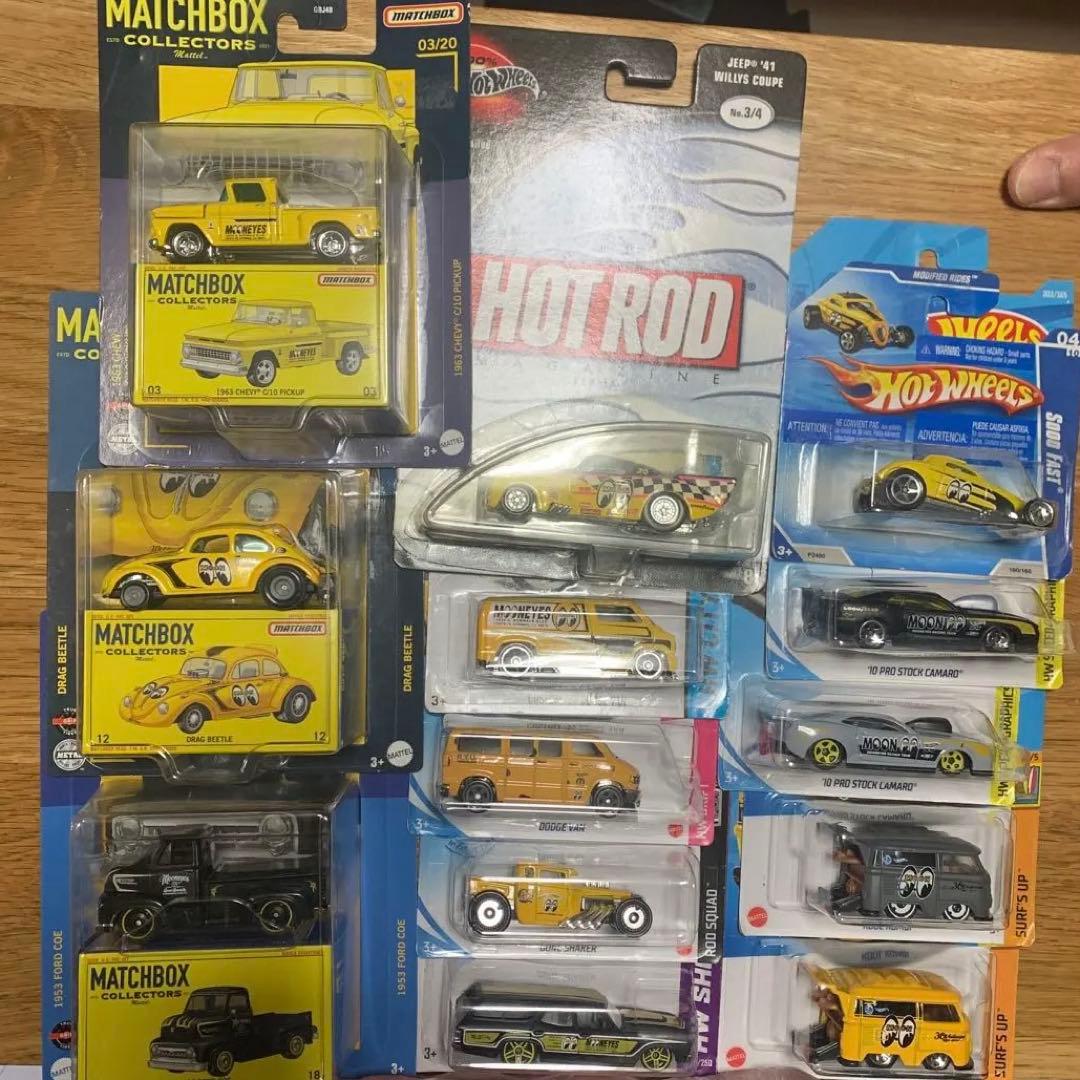 ムーンアイズ hotwheels MATCHBOX 13台セット