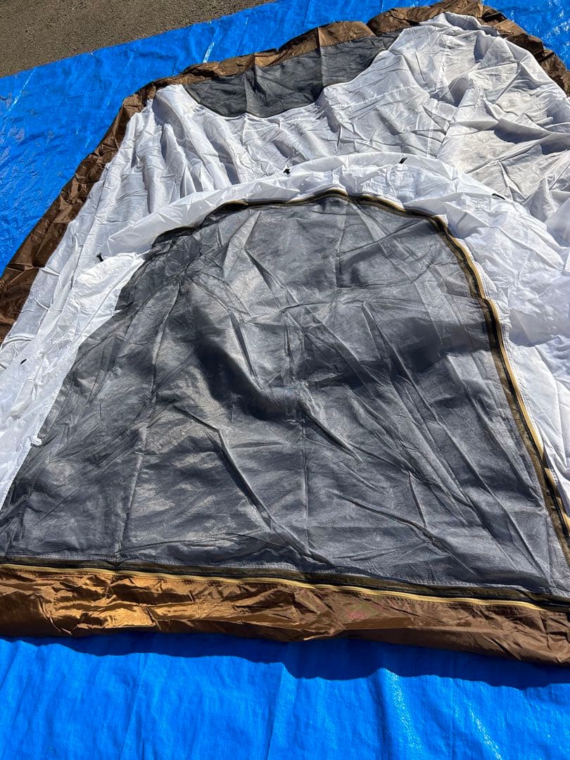 【美品】イグニオ 2ルーム型テント IG19410TT トンネルテント