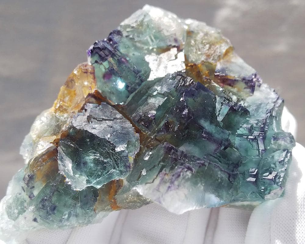 375 フローライト エロンゴ産 ブルーグリーン パープル 蛍石