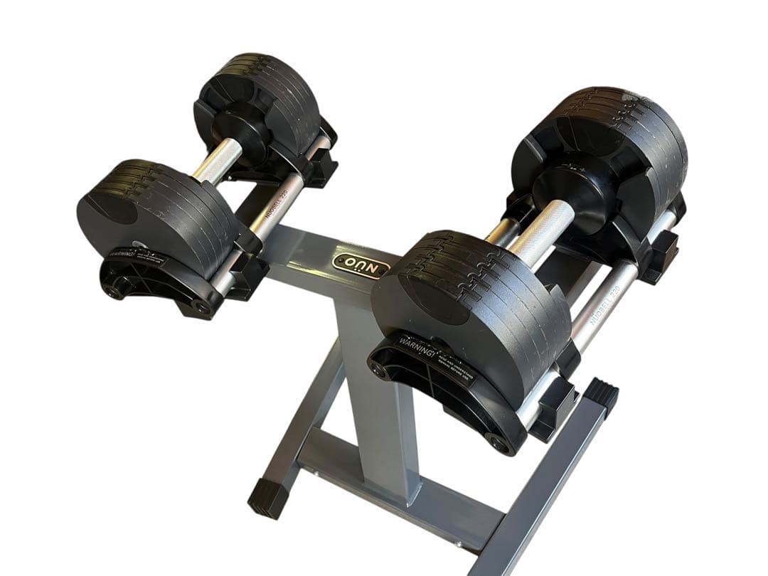 NUOBELL 220 可変式ダンベル スタンド付 2-20kg 合計40kg