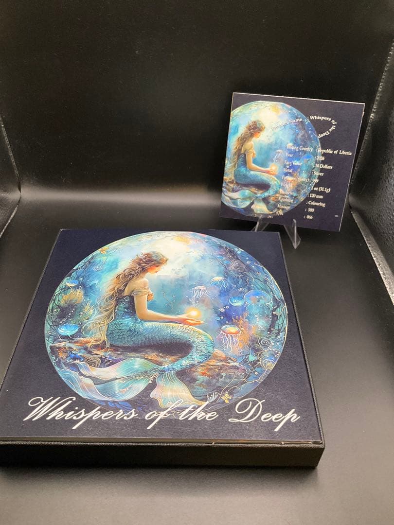 WHISPERS OF THE DEEP マーメイド 1oz 純銀貨