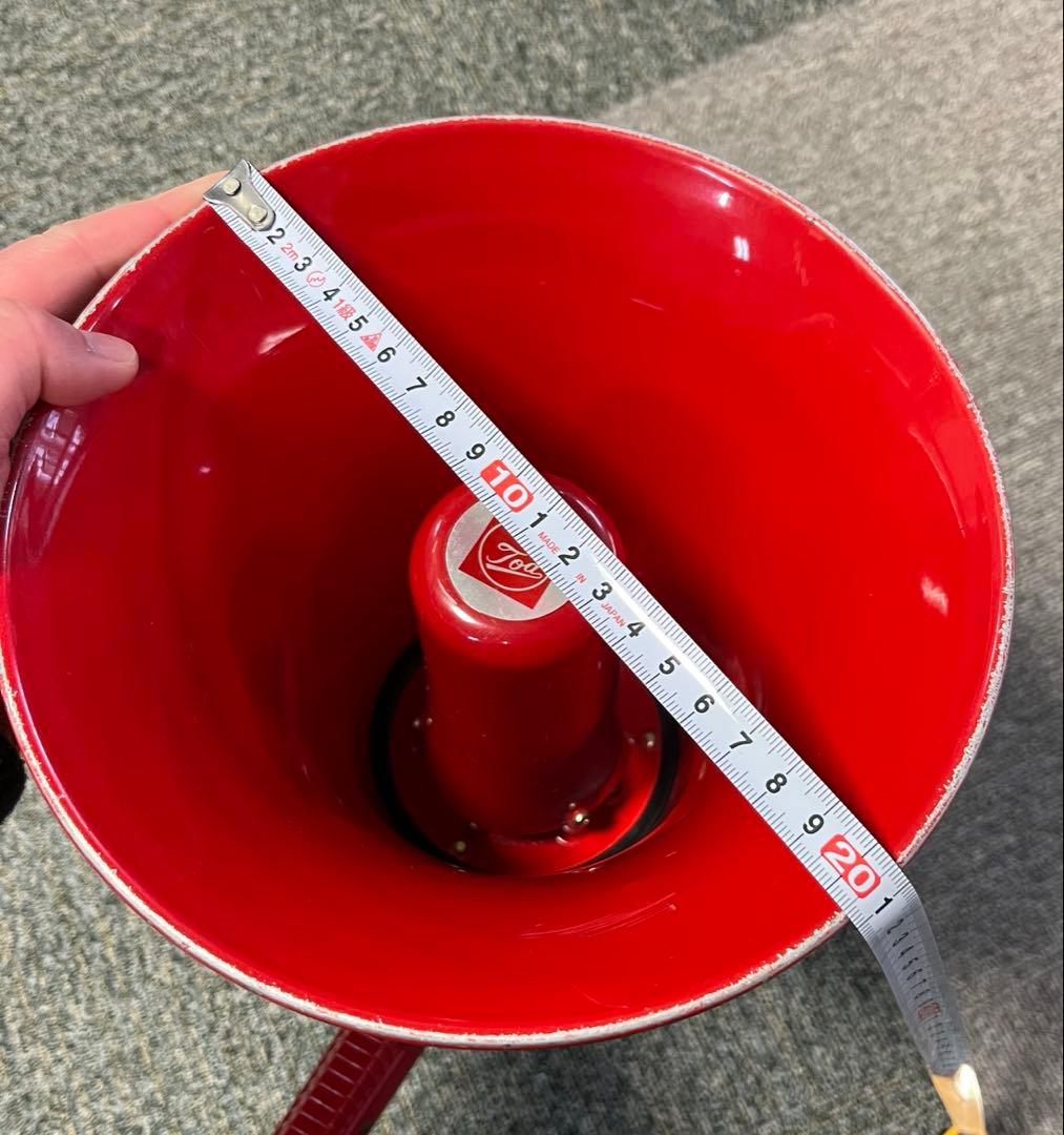 TOA 拡声器　トランジスタメガホン 赤　昭和レトロ