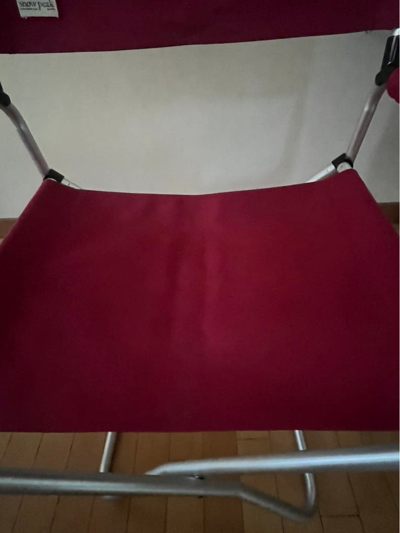  peak スノーピーク　FDフォールディングチェアワイド赤　2脚セット