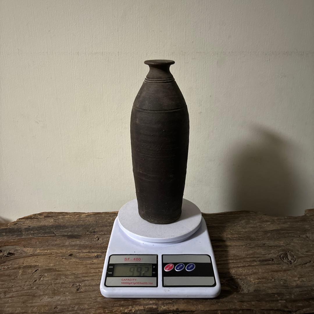 鬼の腕　徳利　壺屋焼　琉球　南蛮　壷　骨董　花入　古道具　古民芸　種子島検:李朝