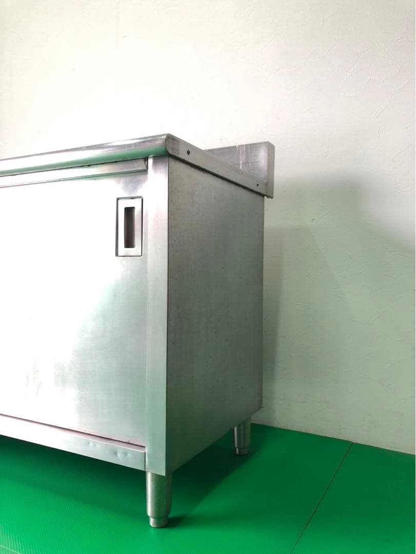 ☆地域限定送料無料☆キャビネットテーブル　幅1700 ステンレス　業務用