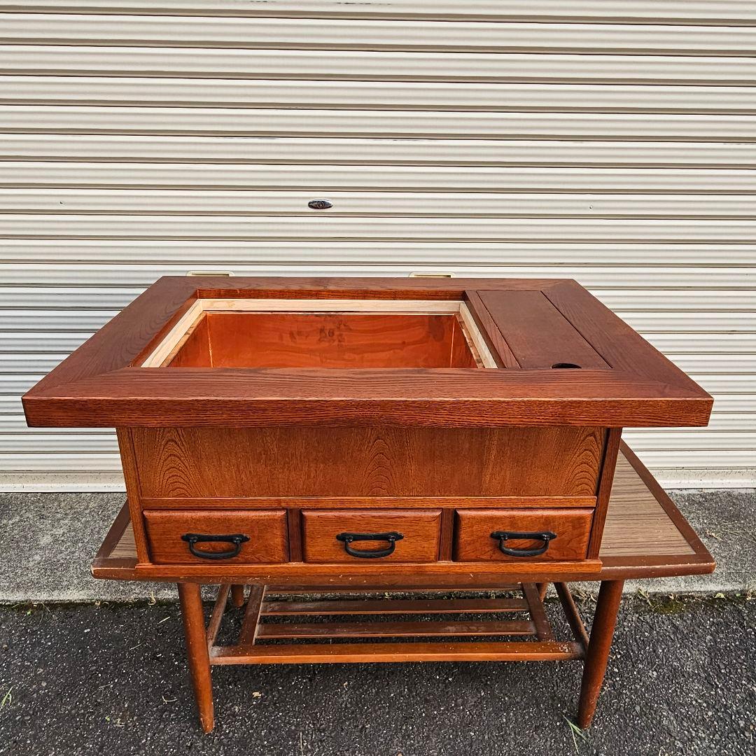 囲炉裏テーブル 長火鉢 ローテーブル 和モダン