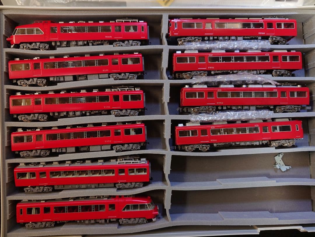 名鉄7000系6両+名鉄7700系4両 セット