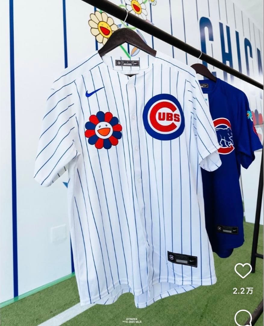 カブス 東京シリーズ 開幕戦記念限定　村上隆 コラボ ユニフォーム Ｍ