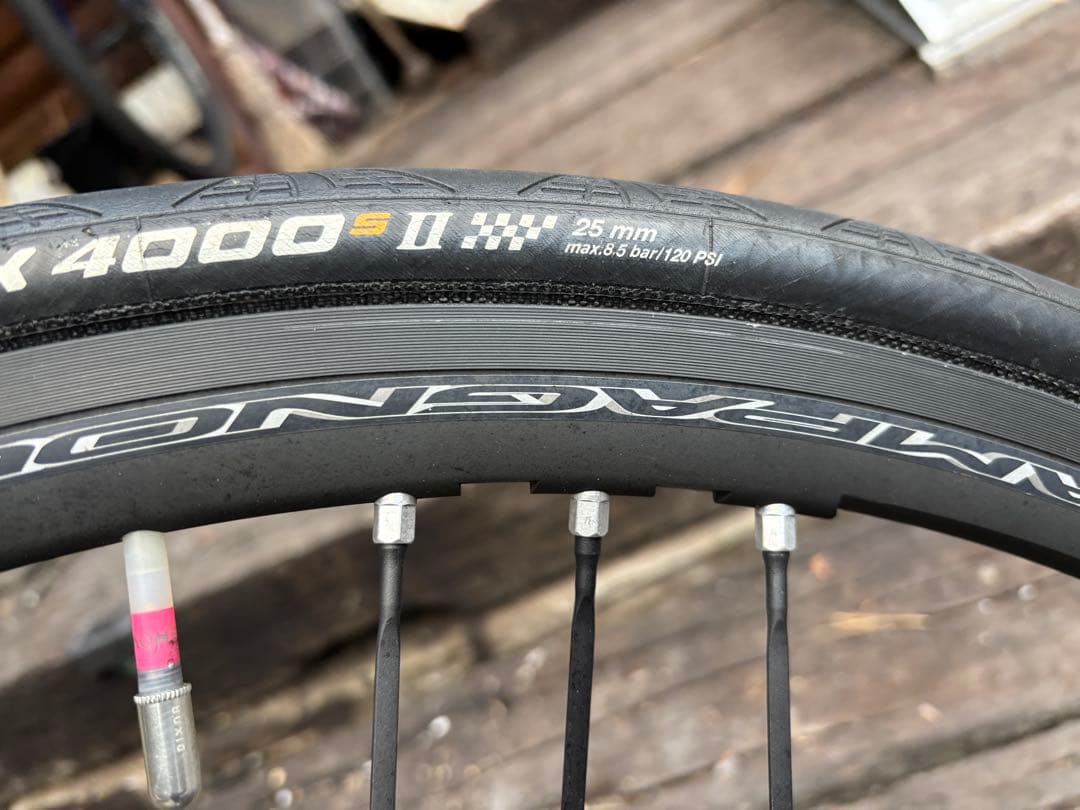 カンパニョーロ シャマルミレ C15 中古 前後セット ホイールバッグ付