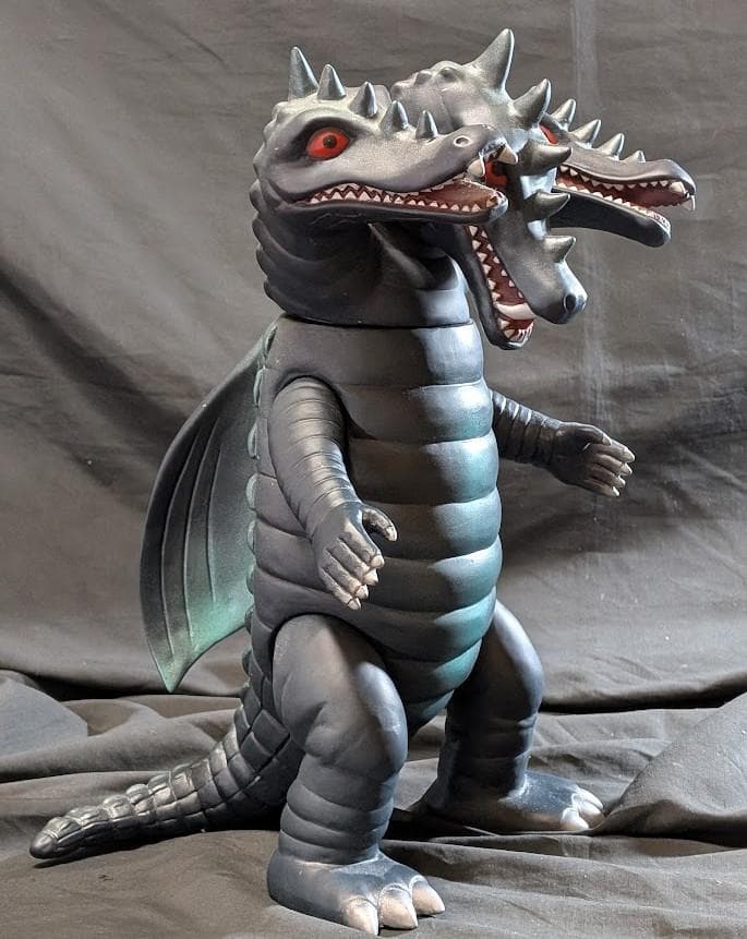 ジャイアント 三つ首竜「スペクトルマン」登場怪獣（マスダヤ復刻）ソフビ