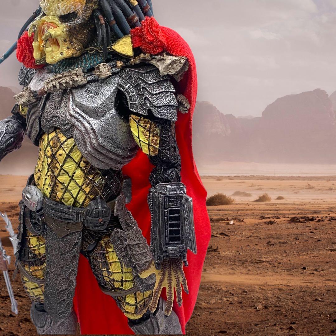 レア　プレデター　フィギュア　AVPエルダー　 ネカ　NECA 7インチ