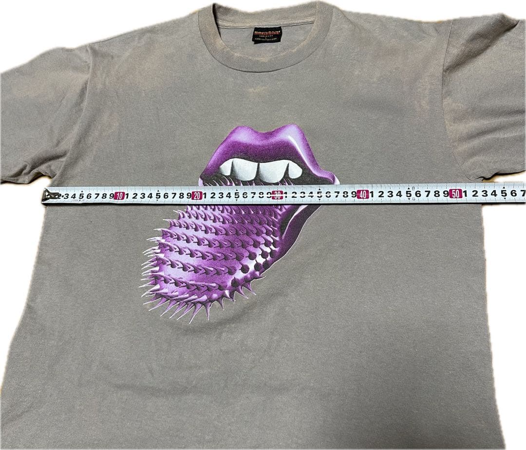 ローリングストーンズ L スパイクタン パープル グレー 90s