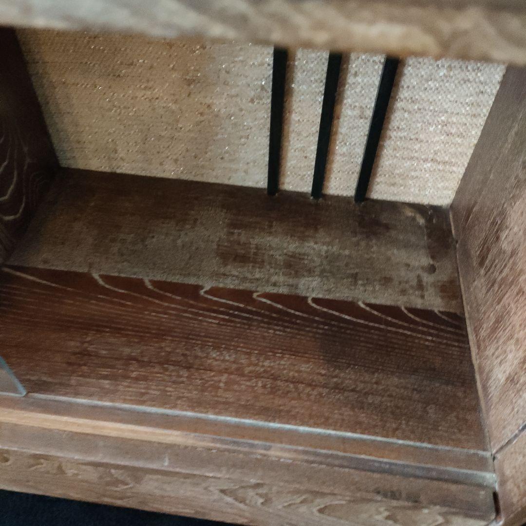 木製ガラス扉収納キャビネット