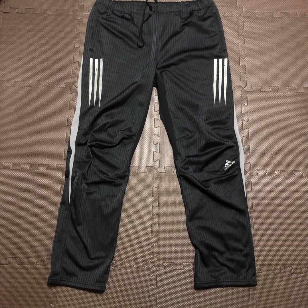 00's adidas ジャージセットアップ 上下 メンズ ブラック グレー