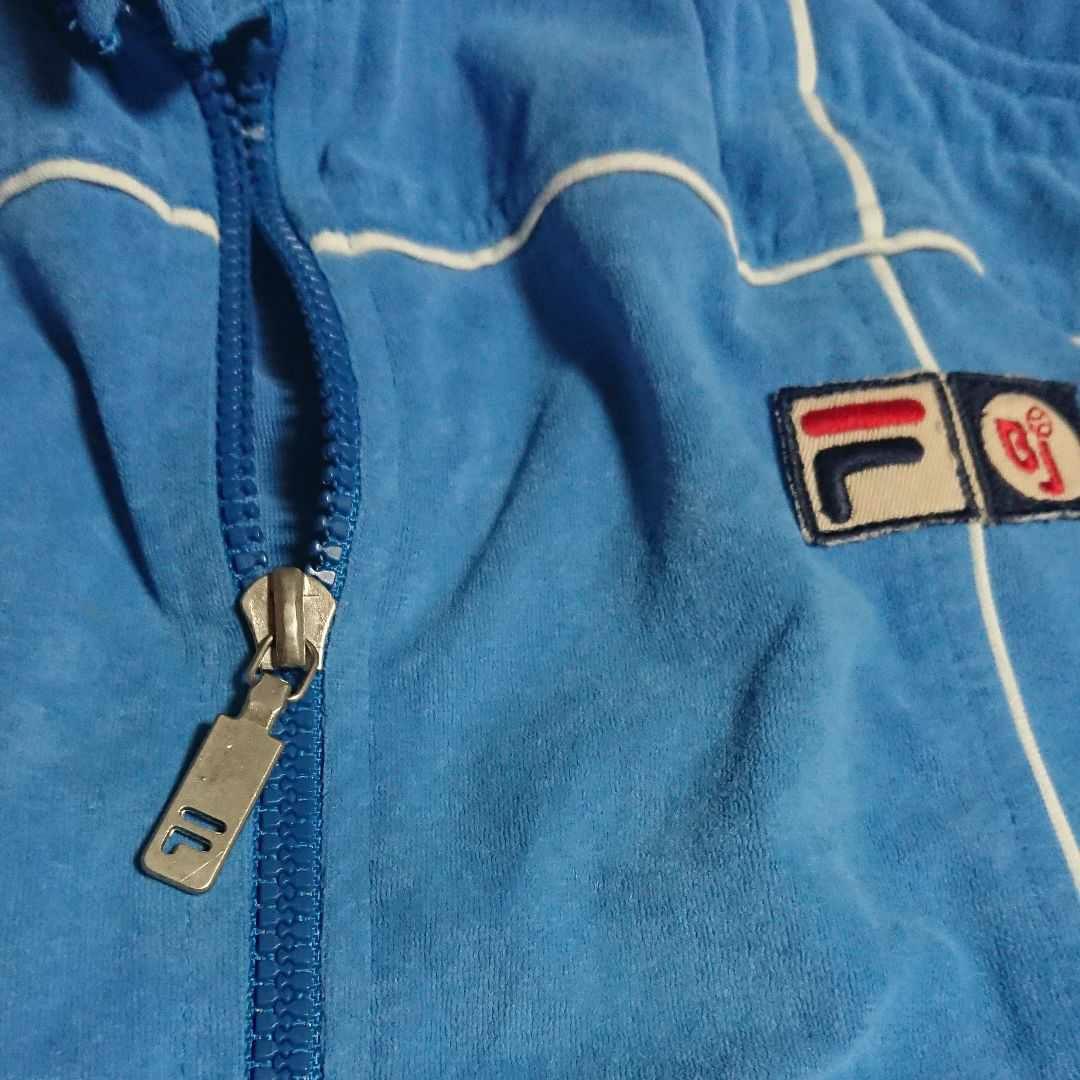 ×13【80s used 貴重】フィラ ボルグ ライダース ジャケット/Borg