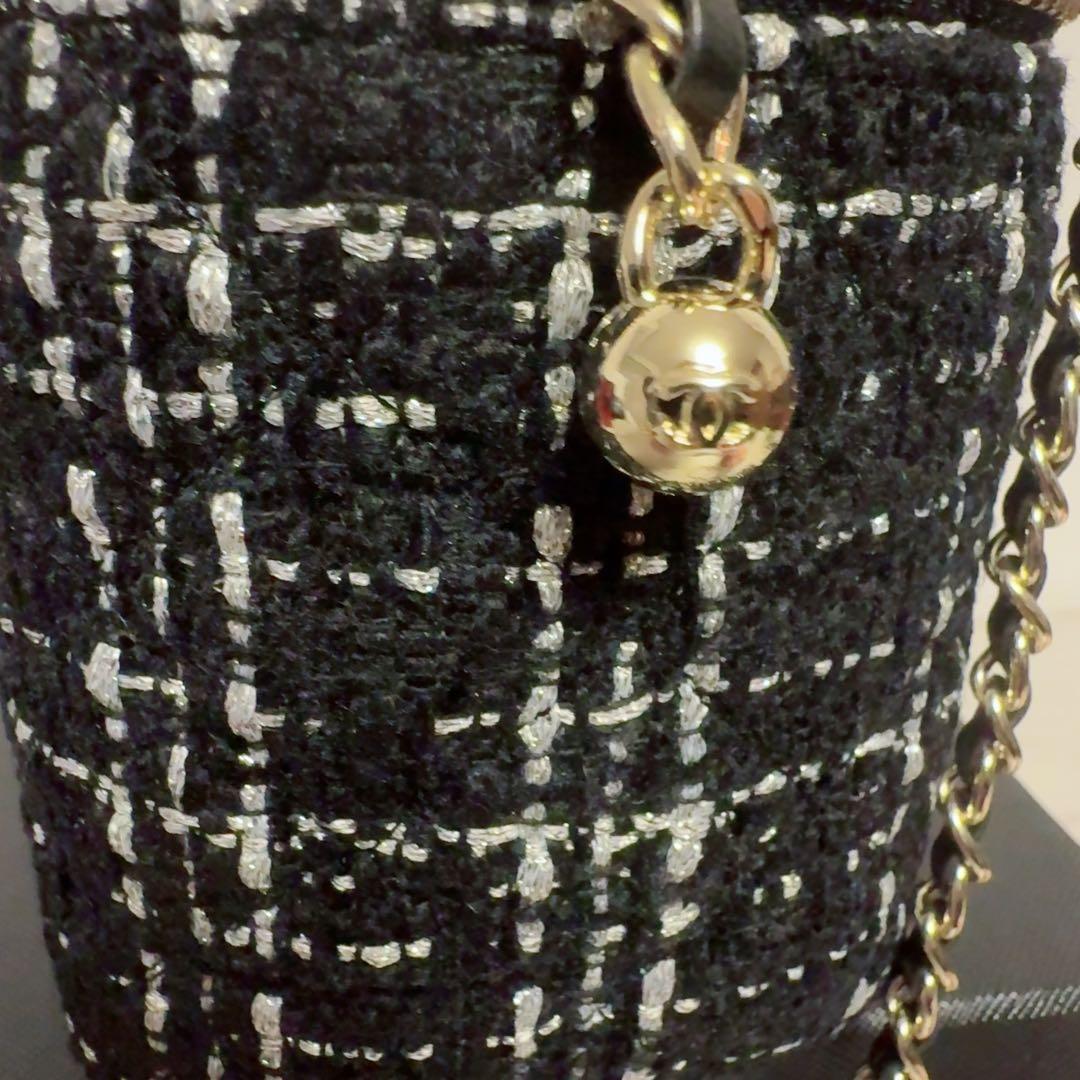 CHANEL ノベルティショルダーバッグ バニティ ツイード