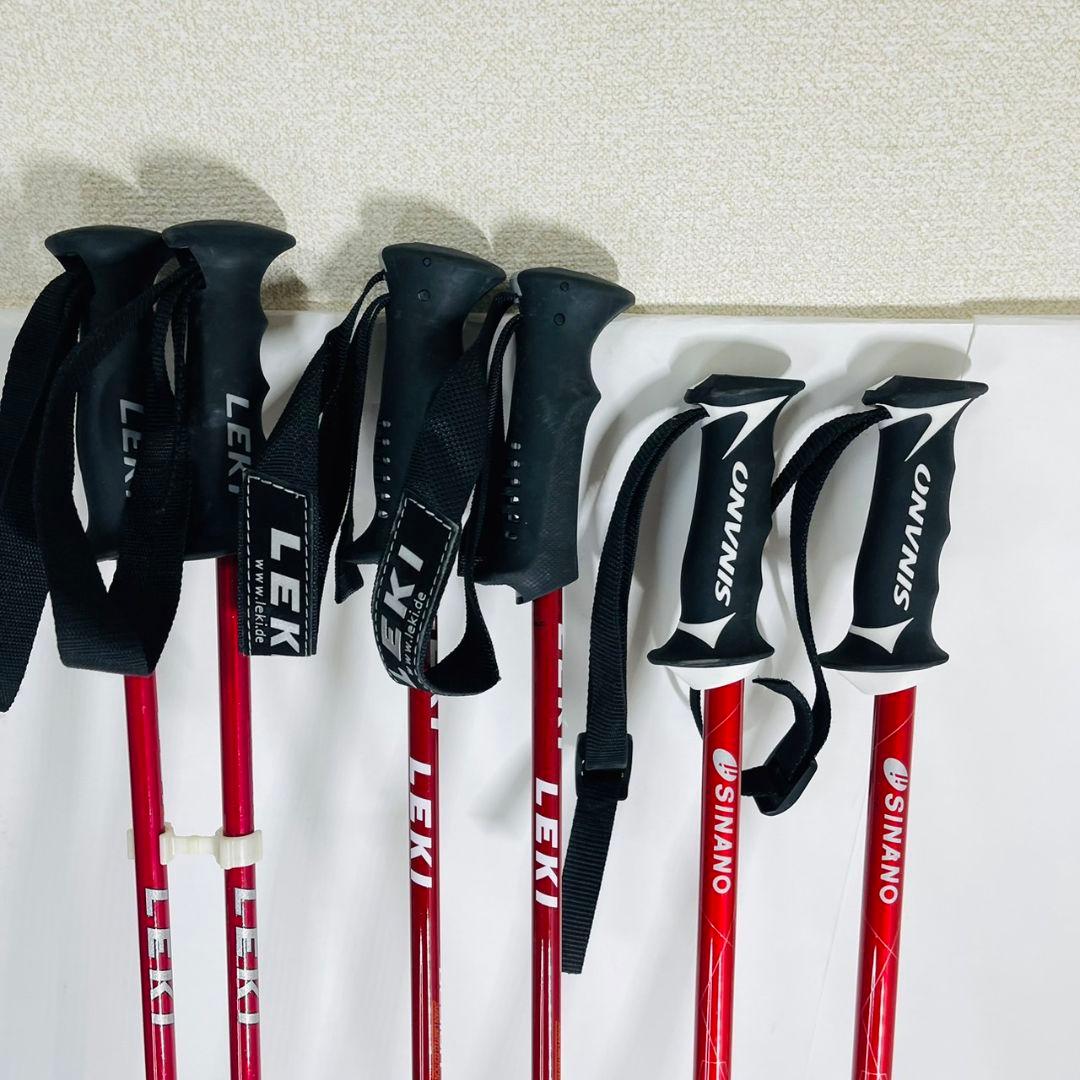 LEKI SINANO スキーストック まとめ売り