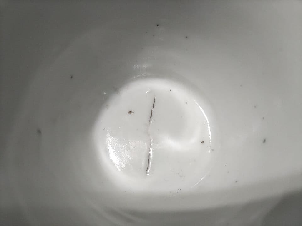 動物唐草紋　初期様式　そば猪口　厚底成型　蕎麦猪口　古伊万里