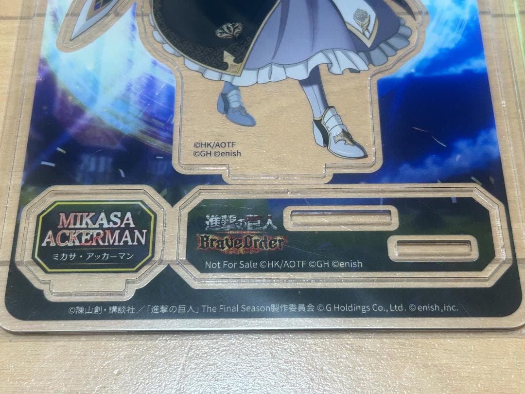 進撃の巨人 ブレイブオーダー アクリルスタンド ブレオダ 6個セット