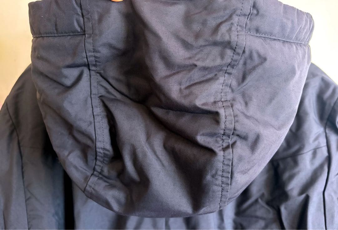 アンダーアーマー　UAロングコート　ベンチコート　アウター　M ネイビー　紺色