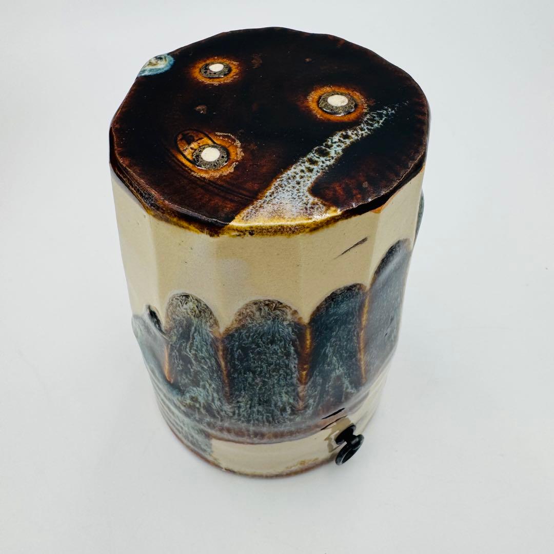 【真葛焼　宮川香斎　掛花入　華道　花器　花瓶　共箱】骨董　インテリア