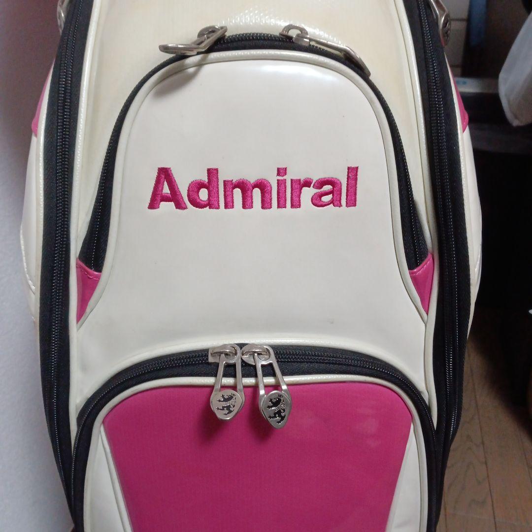 Admiral ユニオンジャック スタンドキャディバッグ★ピンク