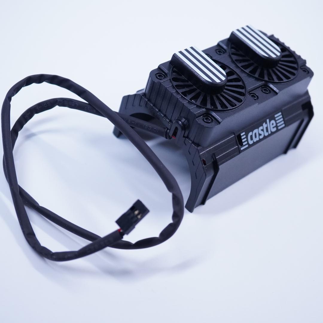 Castleキャッスル　冷却　2028モーター用　ツインクーラーファン