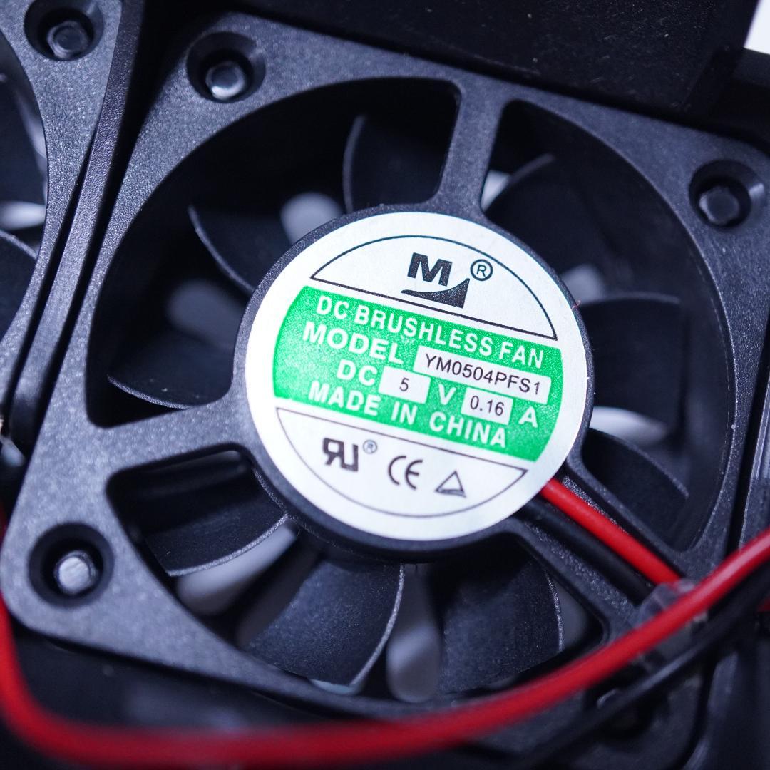 Castleキャッスル　冷却　2028モーター用　ツインクーラーファン