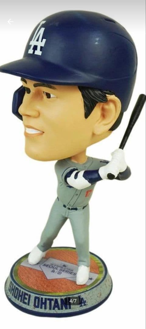 大谷翔平選手 ドジャース 韓国ソウルシリーズ 9.5インチボブルヘッド