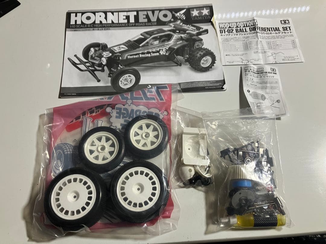タミヤ　ホーネットEVO完成品　メカ、プロポ付き