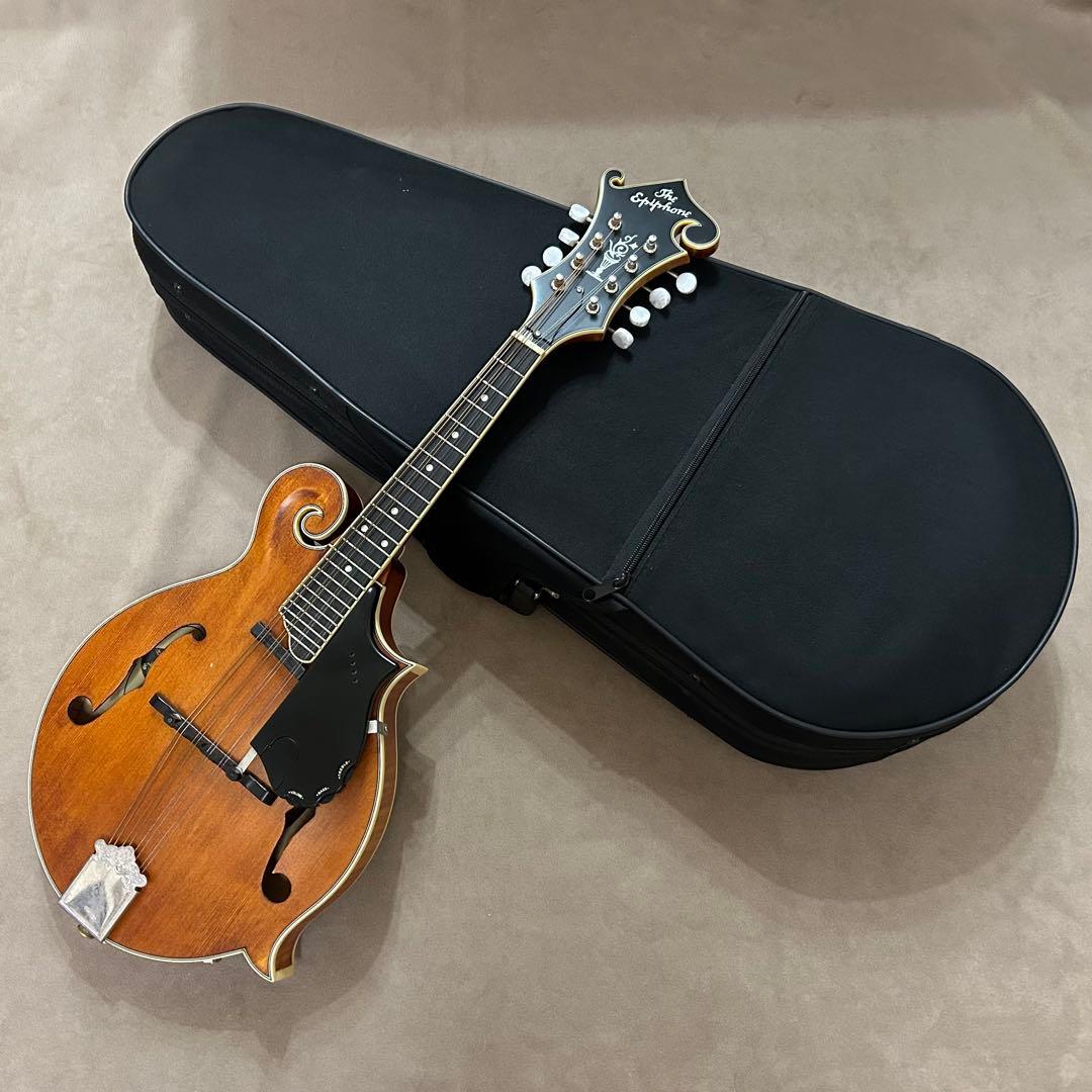 Epiphone MM-50E エレキ マンドリン エピフォン ハードケース